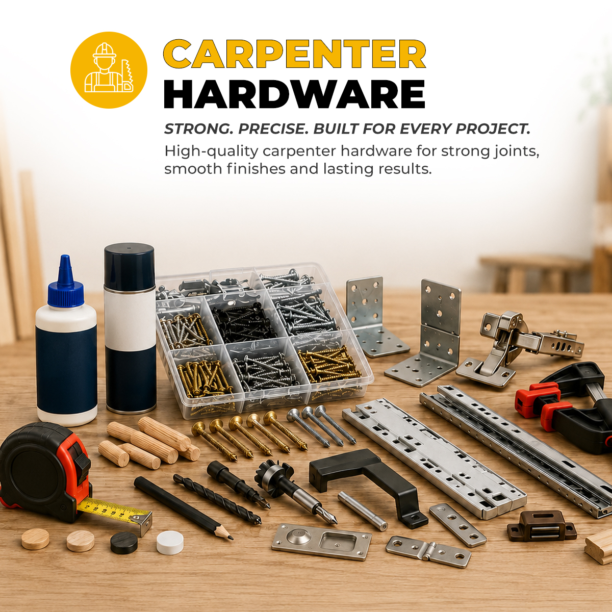 Carpenter Hardware Tools and Equipment