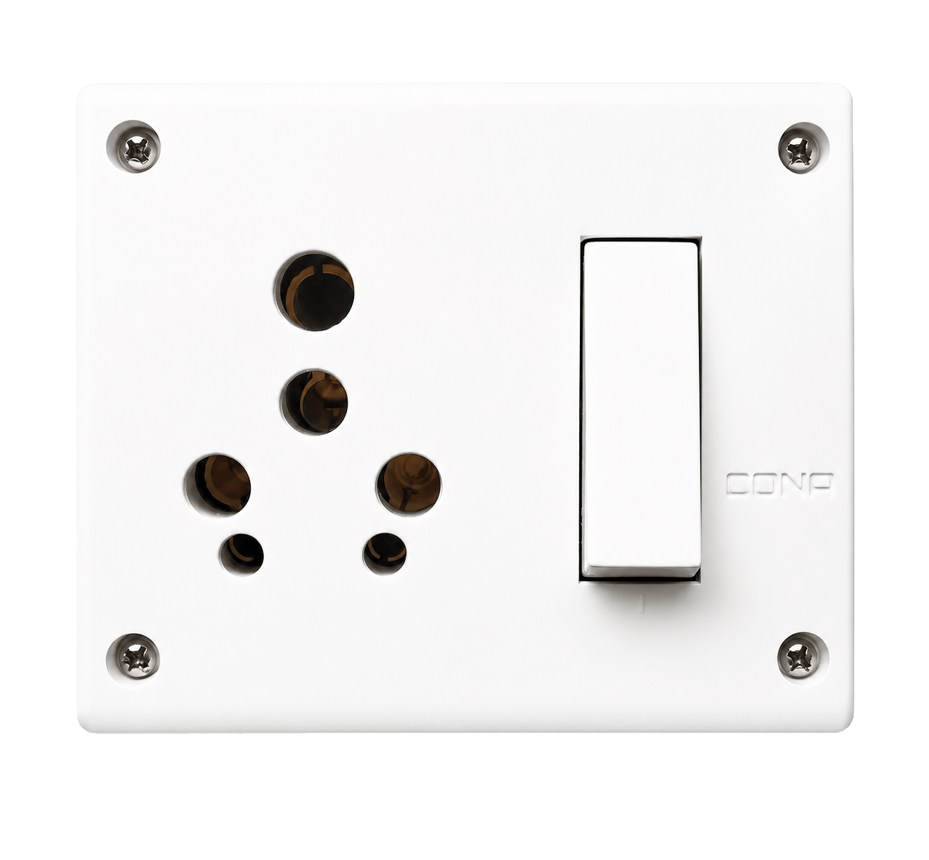 Cona Combined Box Single 16Amp