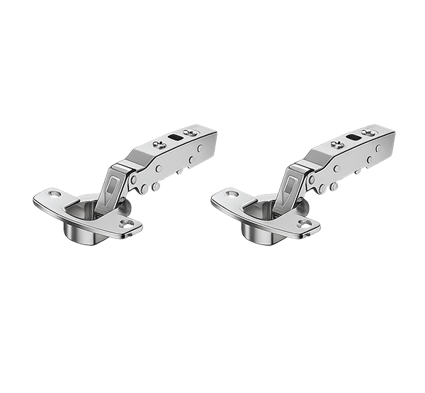 Hettich Sensys 8631i Soft Close 9.5 Crank Thick Door Hinge with Mounting Plate